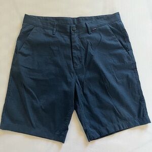 Hurley Men's Shorts, Size 34 - Navy Blue